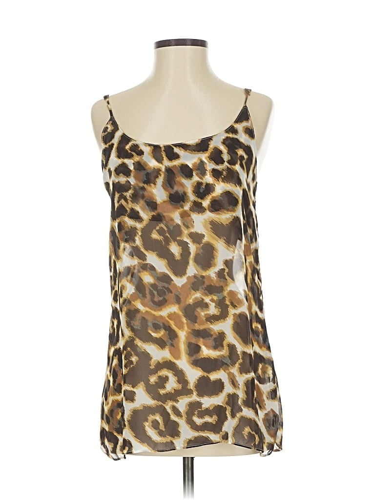 Pre-owned Show Me Your Mumu Tank Top Brown Strapless Neckline Tops