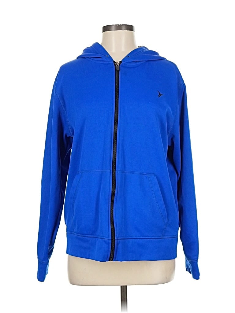 Pre-owned Active By Old Navy Zip Up Hoodie In Blue