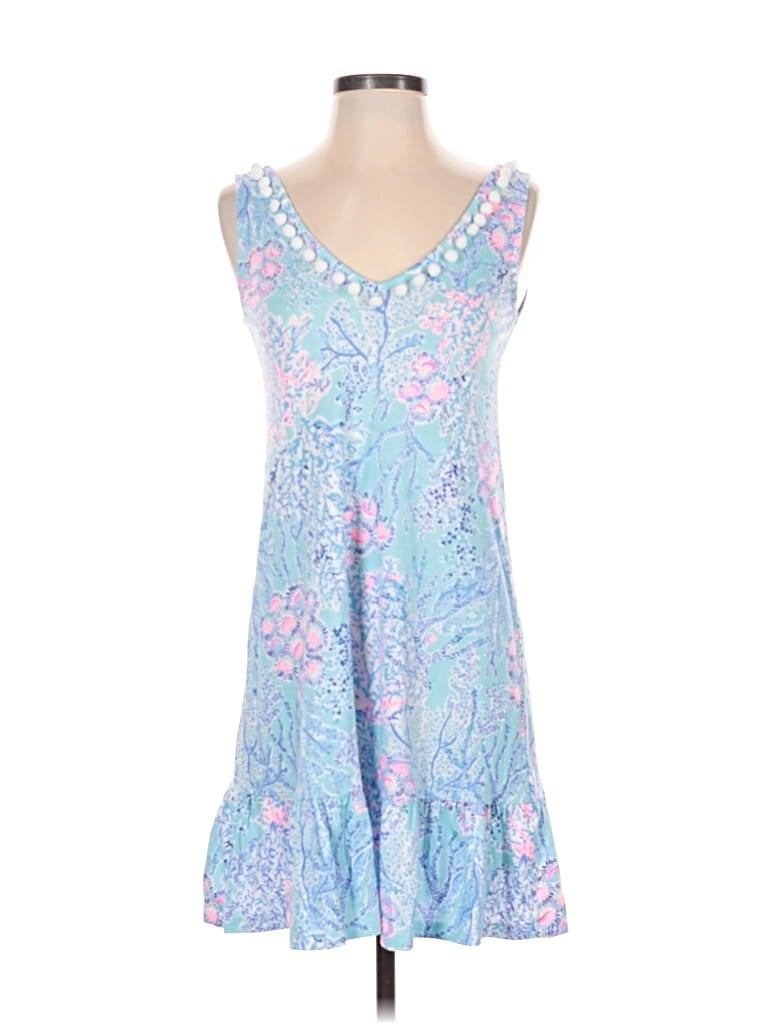Pre-owned Lilly Pulitzer Casual Dress In Blue