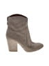 Nine West Gray Tan Ankle Boots Size 9 - photo 1