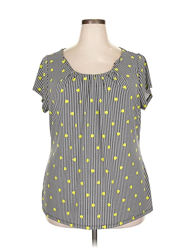 Pre-owned Worthington Short Sleeve T-shirt In Gray