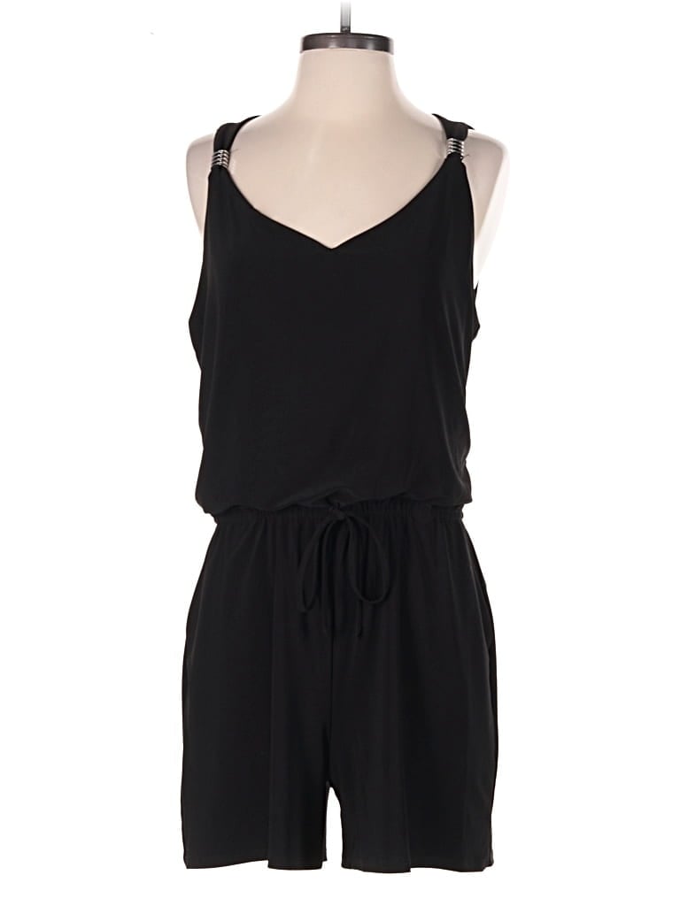 Pre-owned White House Black Market Romper In Black