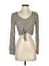 Lulus 100% Rayon Gray Long Sleeve Top Size XS - photo 1