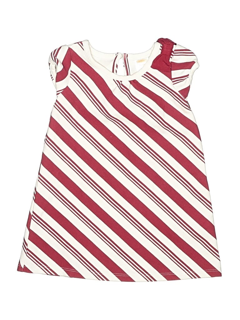 Pre-owned Gymboree Kids' Dress In Burgundy