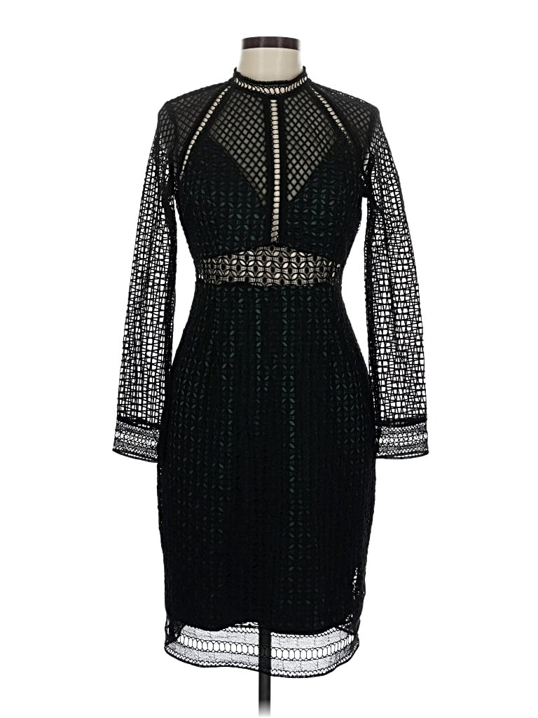 Pre-owned Bardot Cocktail Dress In Black