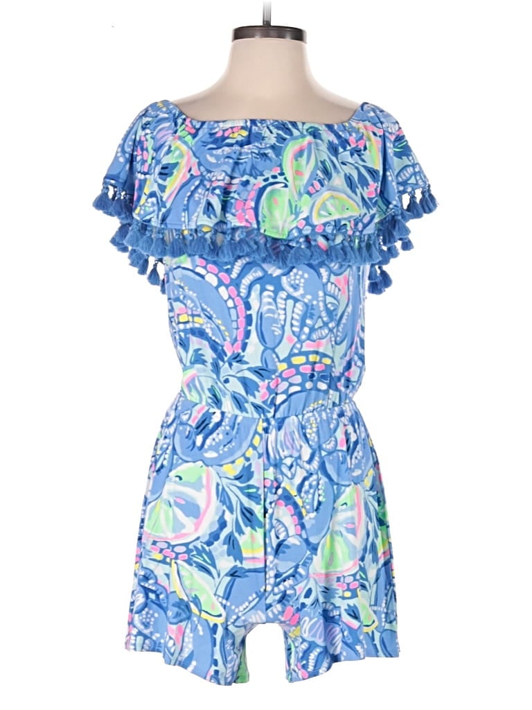 Pre-owned Lilly Pulitzer Romper In Blue