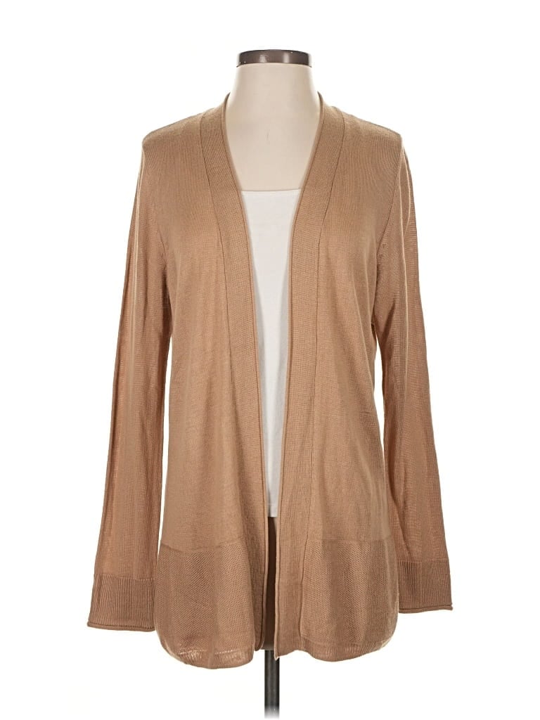 Pre-owned 89th & Madison Cardigan Sweater In Brown
