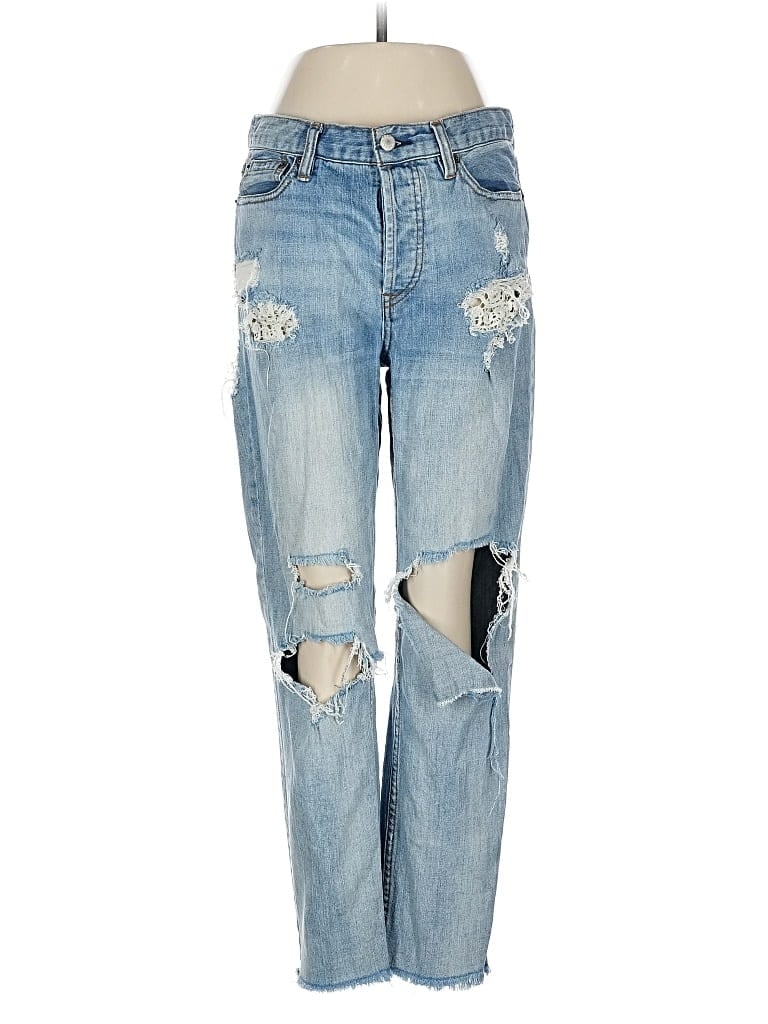 Pre-owned Free People Jeans In Blue