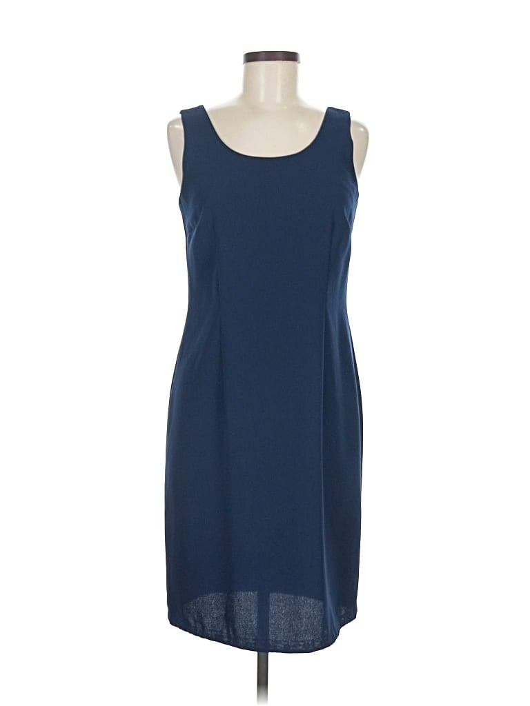 Pre-owned Positive Attitude Casual Dress In Blue