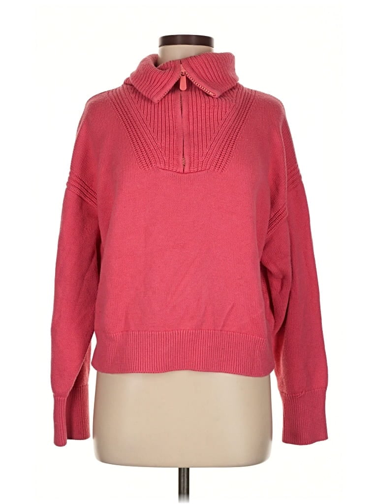 Pre-owned The Westside Turtleneck Sweater In Red