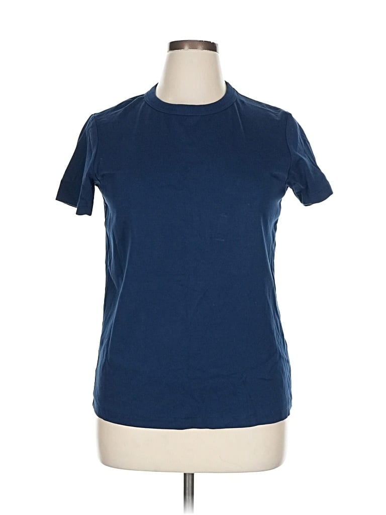 Pre-owned Uniqlo U Short Sleeve T-shirt In Blue
