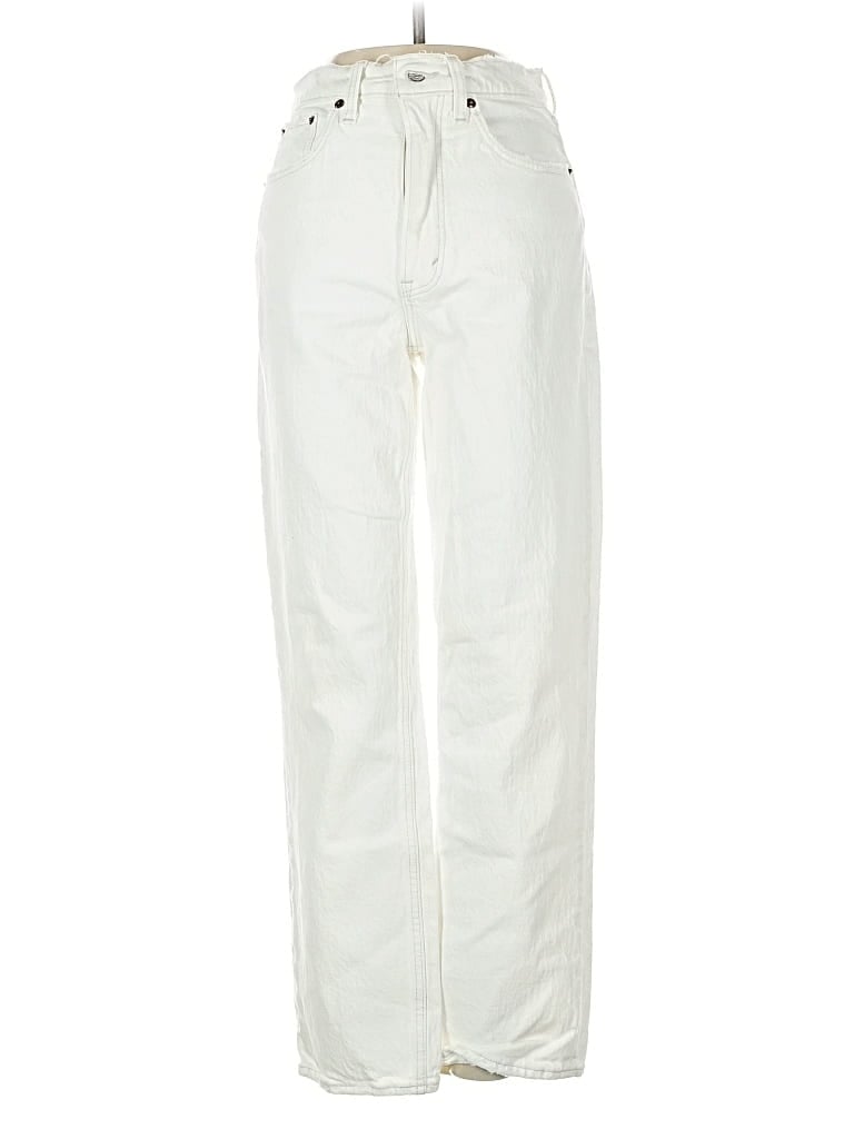Pre-owned Abercrombie & Fitch Jeans In White