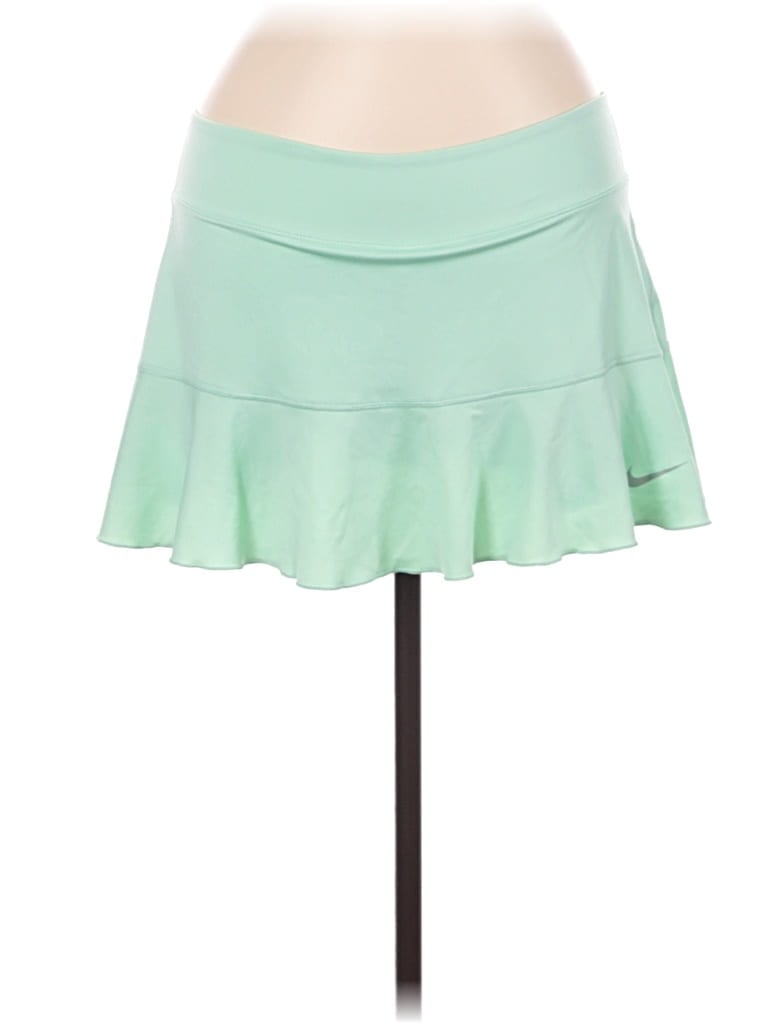 Pre-owned Nike Active Skirt In Green