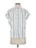 Madewell Stripes White Sleeveless Button-Down Shirt Size XXS - photo 1