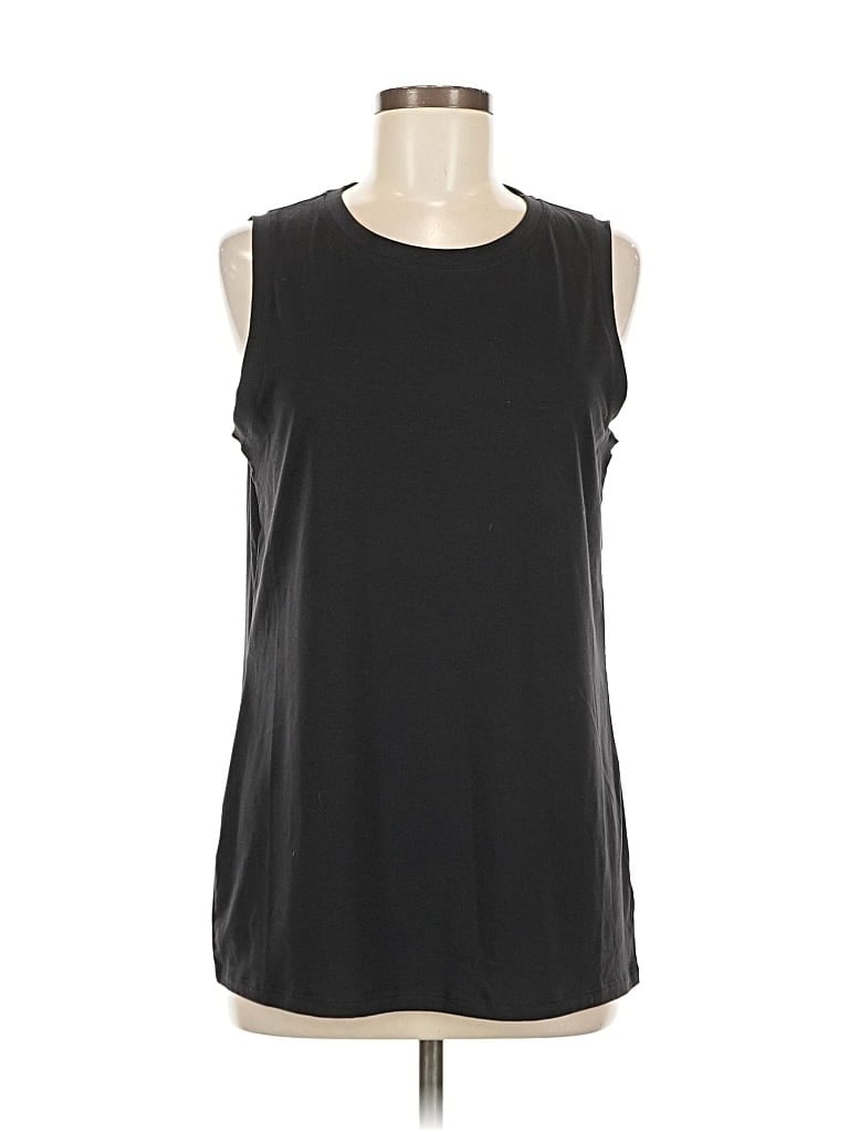 Pre-owned Athleta Sleeveless T-shirt In Black