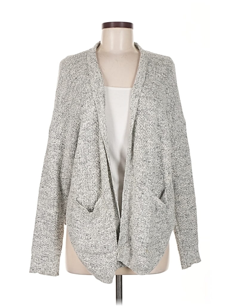 Pre-owned Madewell Cardigan Sweater In Gray