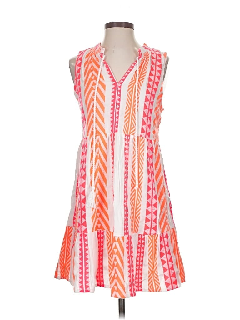 Pre-owned En Creme Casual Dress In Orange