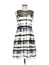 Bar III 100% Polyester Graphic Ivory Casual Dress Size M - photo 1
