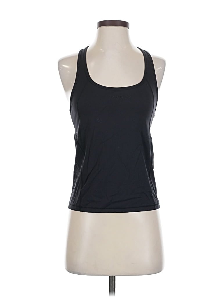 Pre-owned Bandier Tank Top Black Halter Neckline Tops