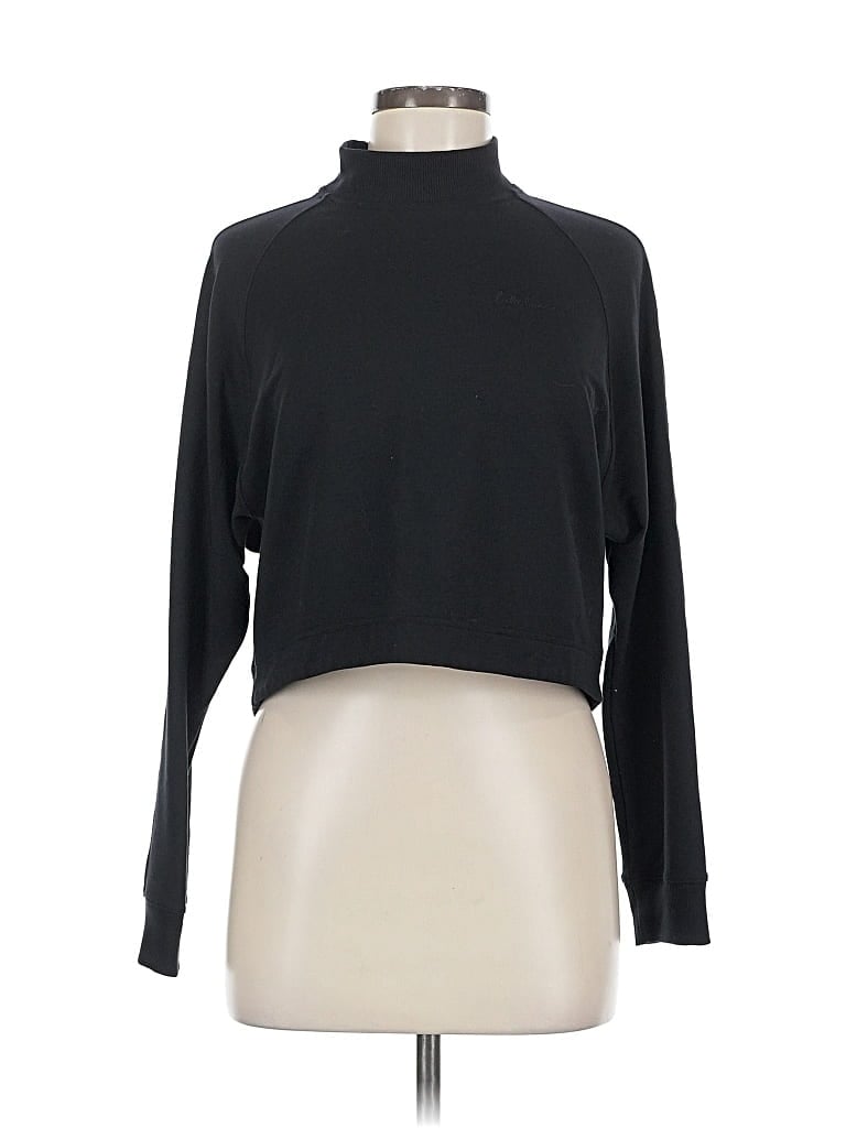 Pre-owned Lululemon Athletica Turtleneck Sweater In Black