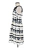 Bar III 100% Polyester Graphic Ivory Casual Dress Size M - photo 5