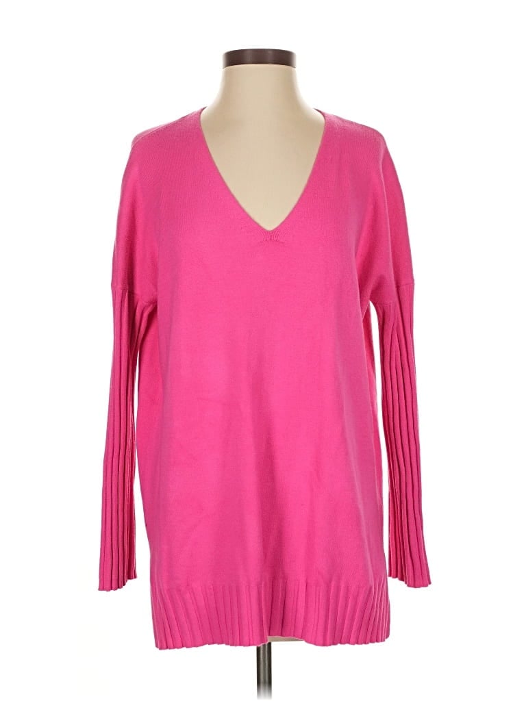 Pre-owned French Connection Pullover Sweater In Pink