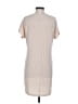 Unbranded Solid Ivory Casual Dress Size XS - photo 2