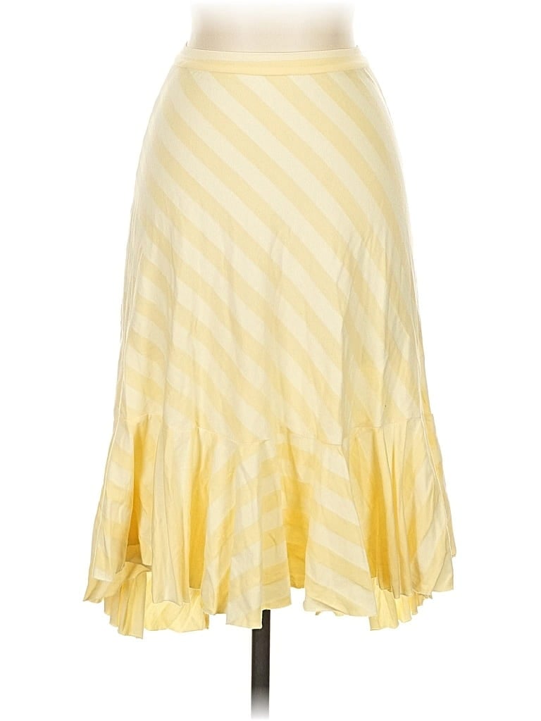 Pre-owned Ella Moss Formal Skirt In Yellow