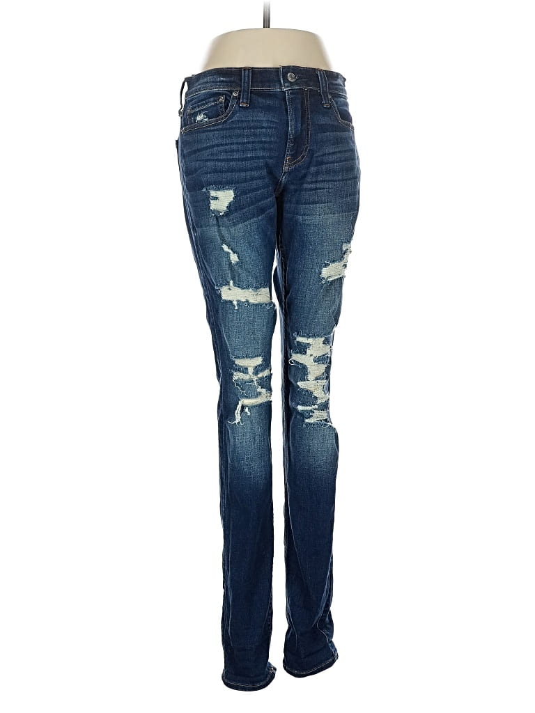 Pre-owned Hollister Jeans In Blue