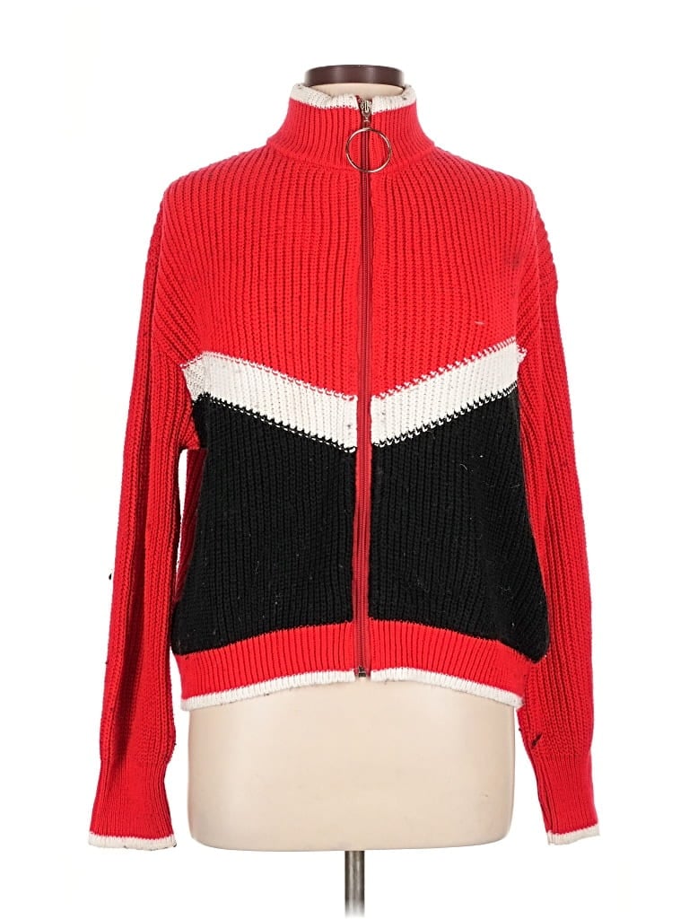 Pre-owned Urban Outfitters Cardigan Sweater In Red