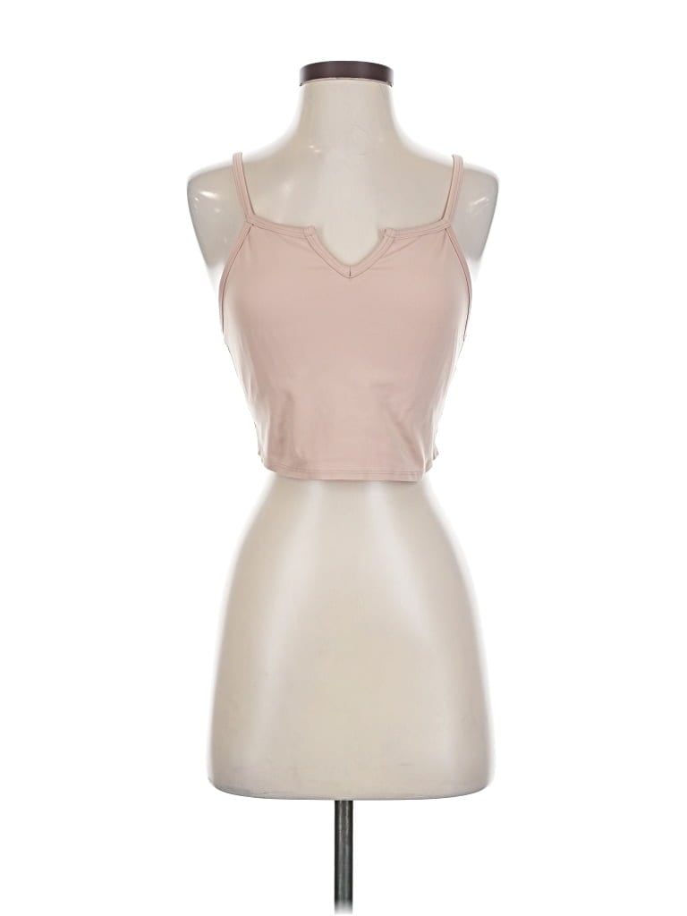 Pre-owned Fp Movement Tank Top Pink Strapless Neckline Tops