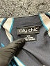 City Chic Graphic Blue Black Cocktail Dress Size XXS - photo 3