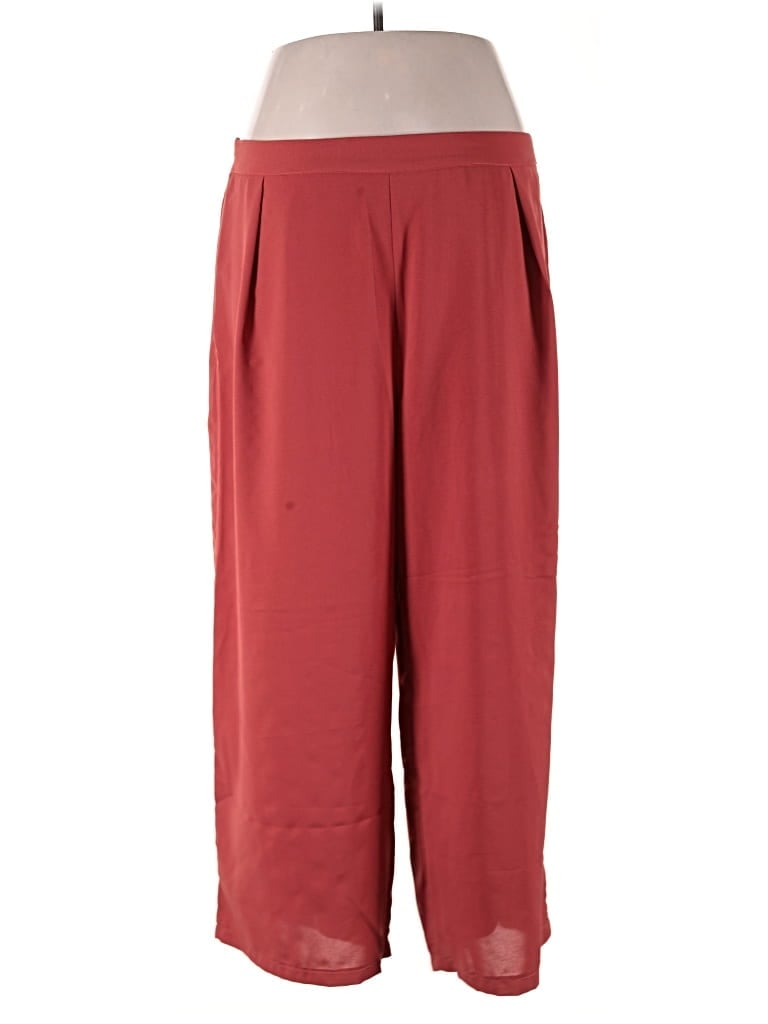 Pre-owned Shein Curve Casual Pants In Red