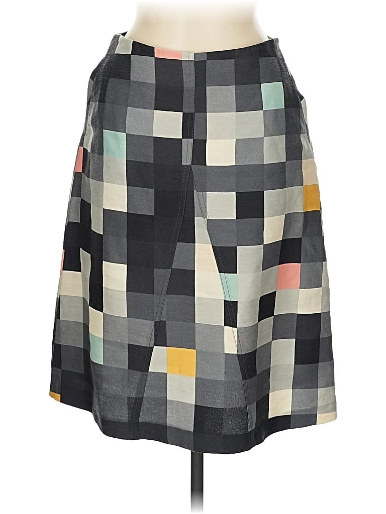 Pre-owned Ferragamo Wool Skirt In Gray