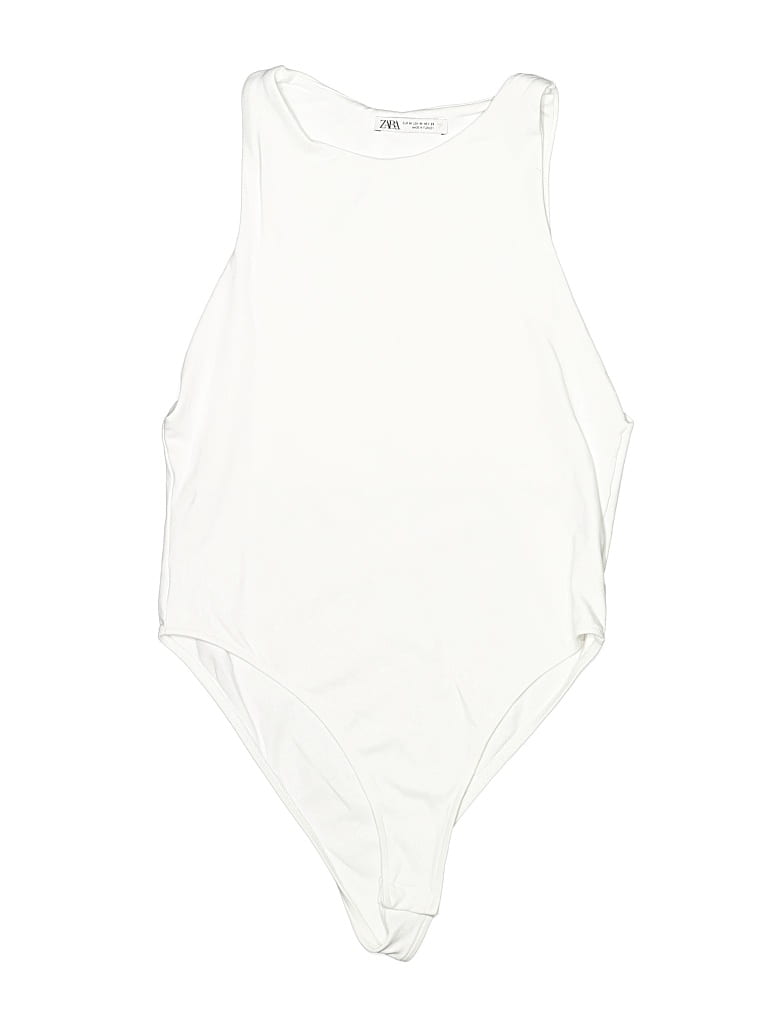 Pre-owned Zara Bodysuit In White