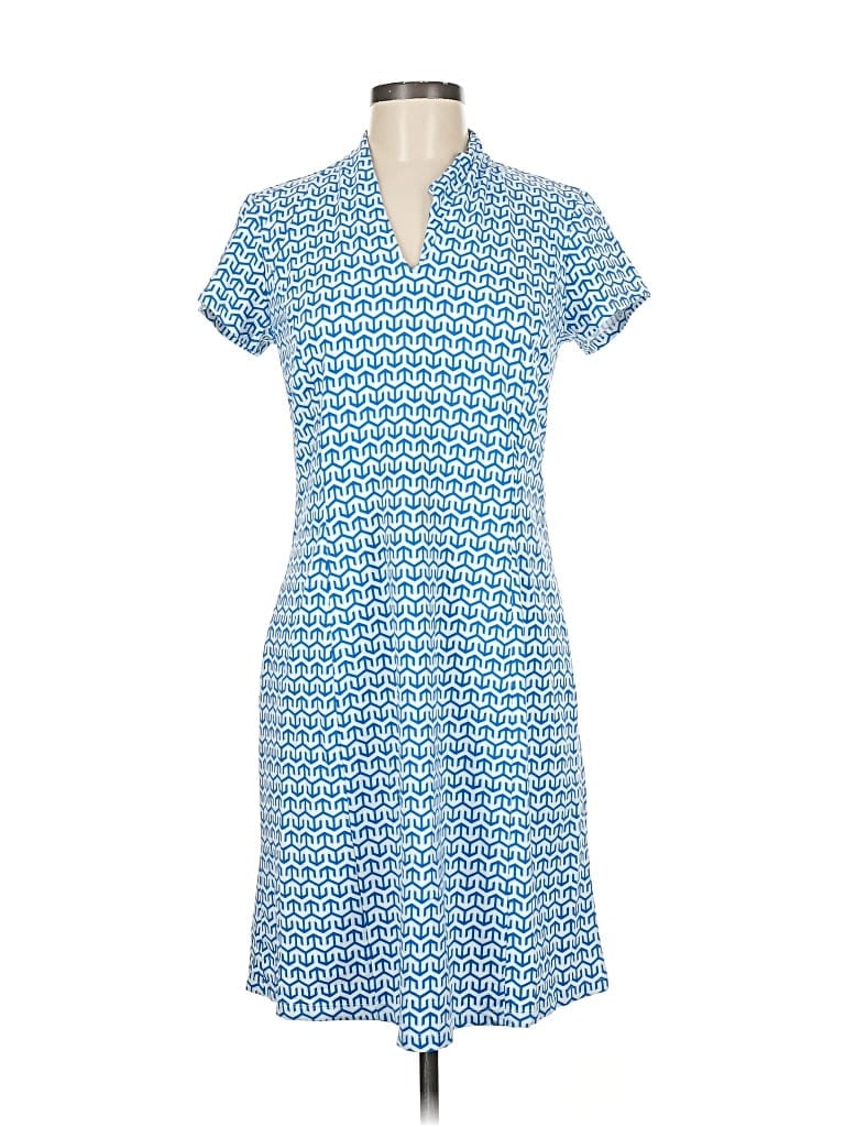 Pre-owned J. Mclaughlin Casual Dress In Blue
