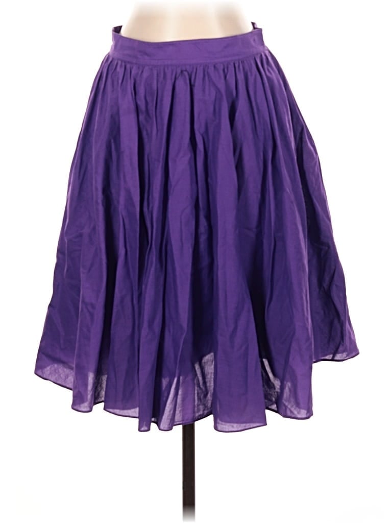 Pre-owned J.crew Factory Store Formal Skirt In Purple