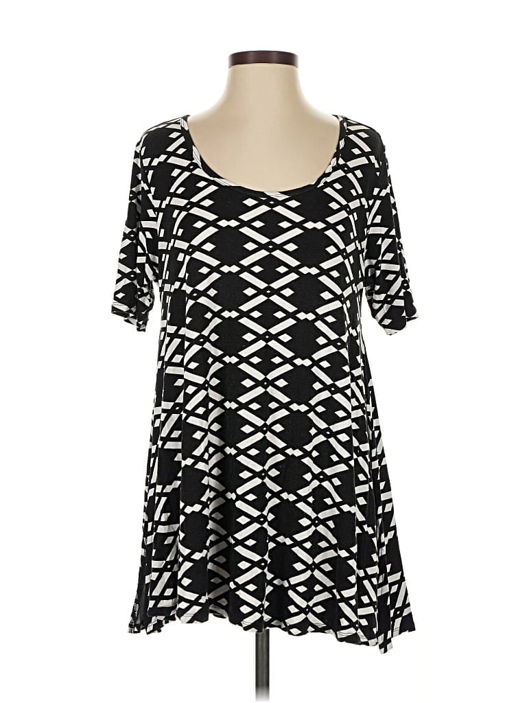 Pre-owned Lularoe Casual Dress In Black