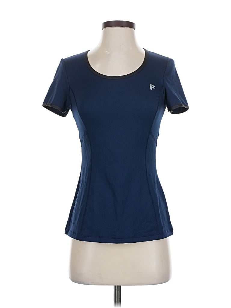 Pre-owned Fila Sport Active T-shirt In Blue