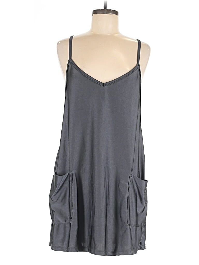 Pre-owned Bucketlist Casual Dress In Gray