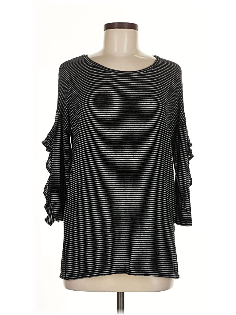 Pre-owned Tribal Pullover Sweater In Black