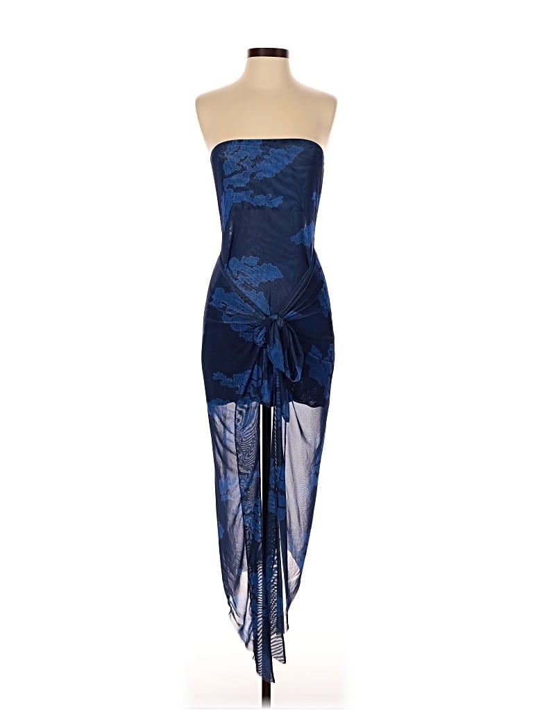 Pre-owned Vix By Paula Hermanny Cocktail Dress In Blue