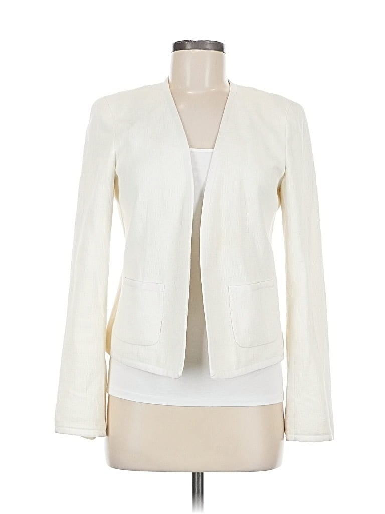 Pre-owned W By Worth Blazer Jacket In White