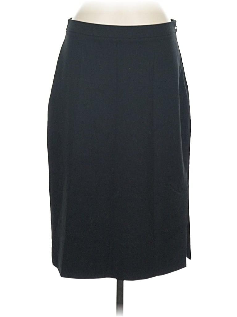 Pre-owned Banana Republic Wool Skirt In Black