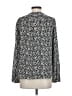 Ann Taylor LOFT 100% Polyester Black Long Sleeve Blouse Size XS - photo 2