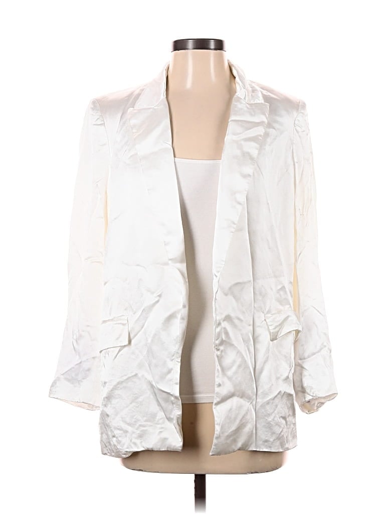 Pre-owned Zara Raincoat In White