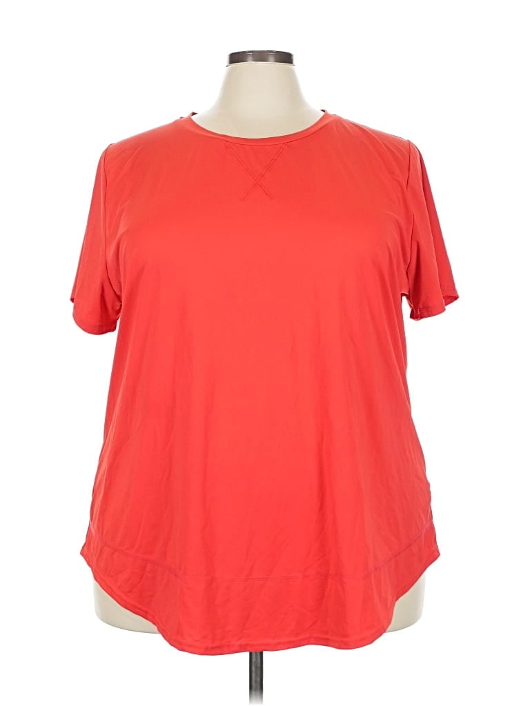 Pre-owned Unbranded Active T-shirt In Red