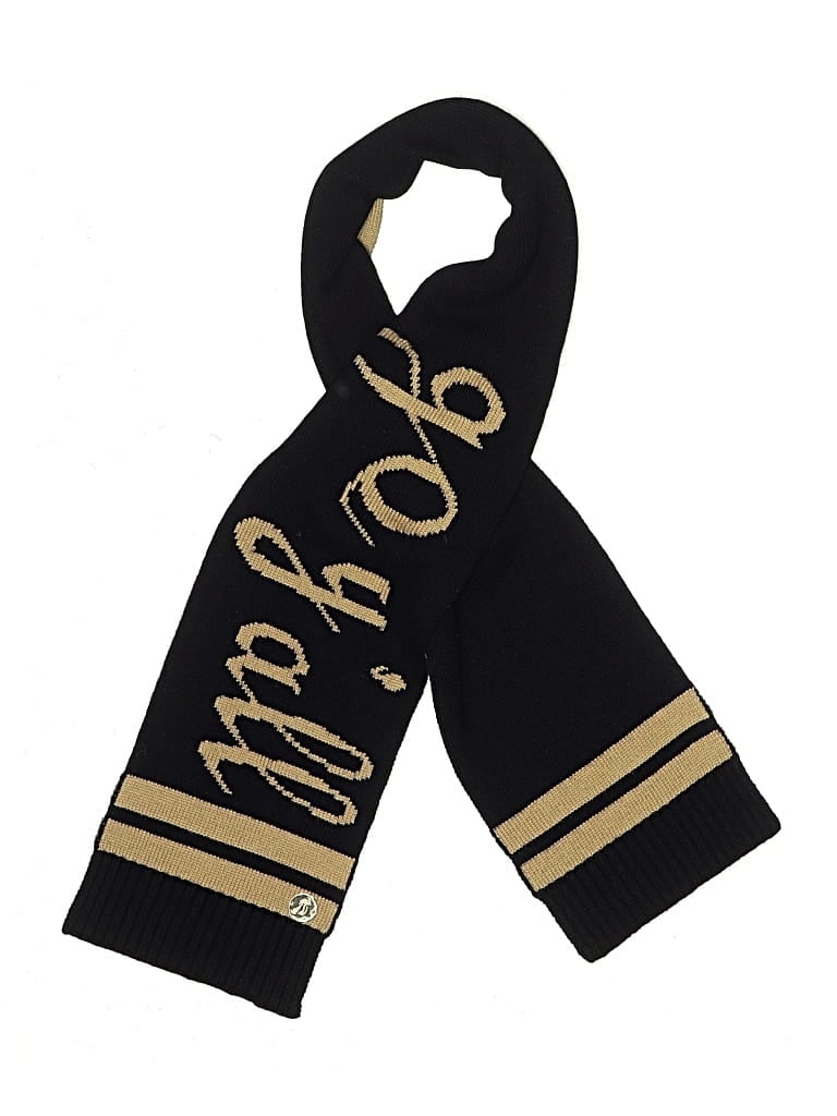Pre-owned Assorted Brands Scarf In Black
