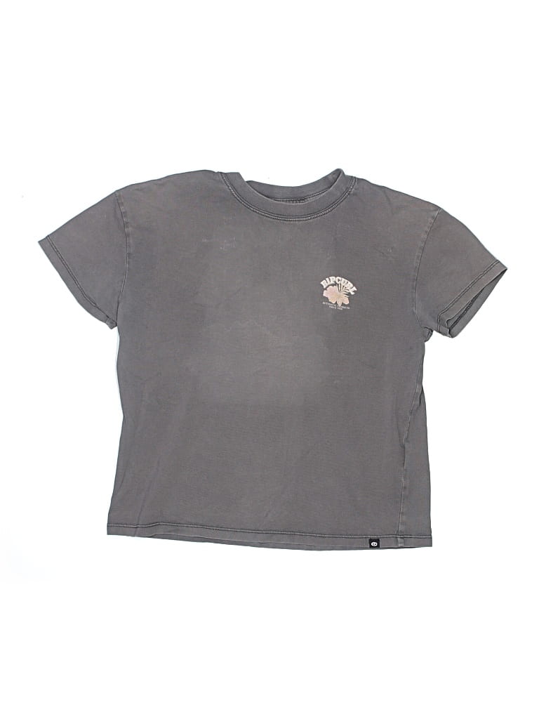 Pre-owned Rip Curl Kids' Short Sleeve T-shirt In Gray