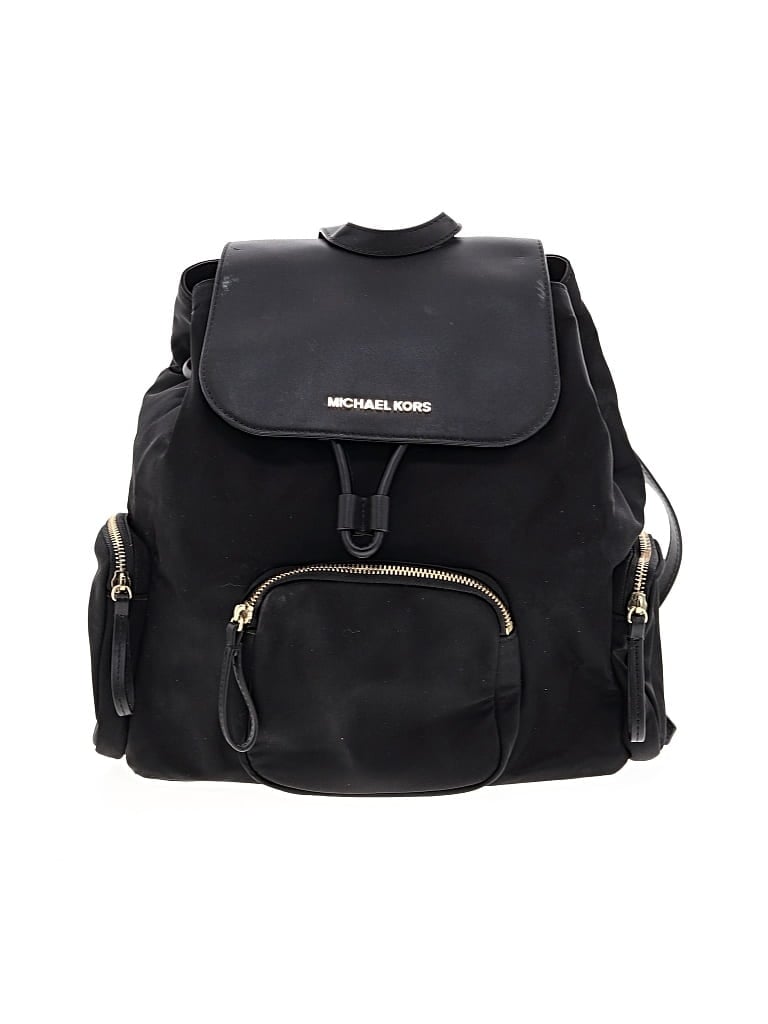 Pre-owned Michael Michael Kors Backpack In Black